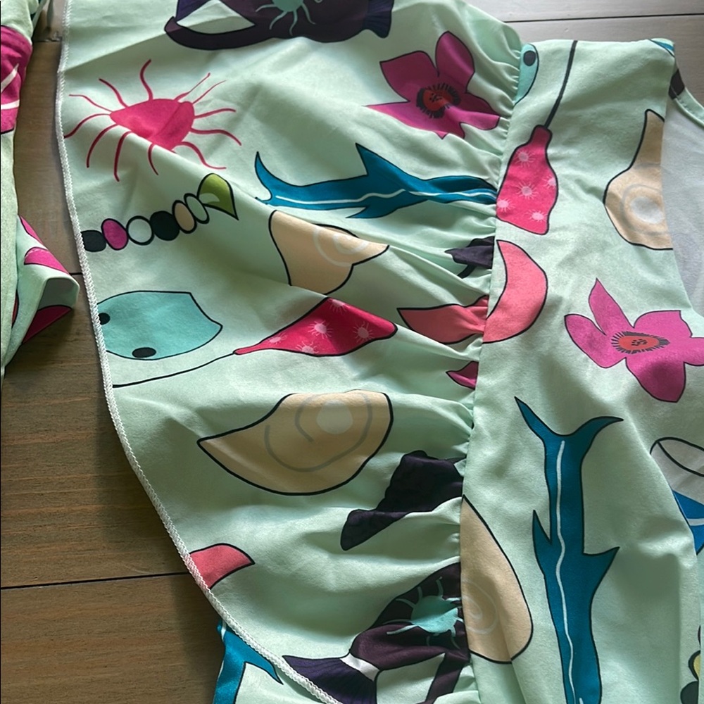SHEIN Abstract Patterned Two-Piece Set - Picture 9 of 12